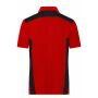 Men's Workwear Polo - STRONG - - red/black - 6XL