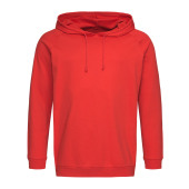 Stedman Sweater Hooded Unisex 186c scarlet red L