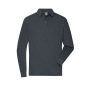 Men's Workwear-Longsleeve Polo - carbon - XL
