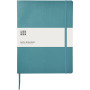 Moleskine Classic XL soft cover notebook - ruled - Reef blue