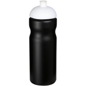 Baseline® Plus 650 ml sportfles met koepeldeksel - Zwart/Wit
