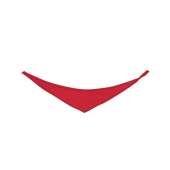Triangular scarf - red