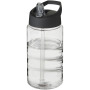 H2O Active® Bop 500 ml sportfles met tuitdeksel - Transparant/Zwart