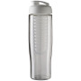 H2O Active® Tempo 700 ml sportfles en infuser met flipcapdeksel - Transparant/Wit