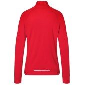 Ladies' Sports  Shirt Half-Zip - red - XS