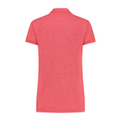 L&S Polo Heather Mix SS for her heather red XL