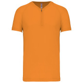 Heren sportshirt met ritskraag