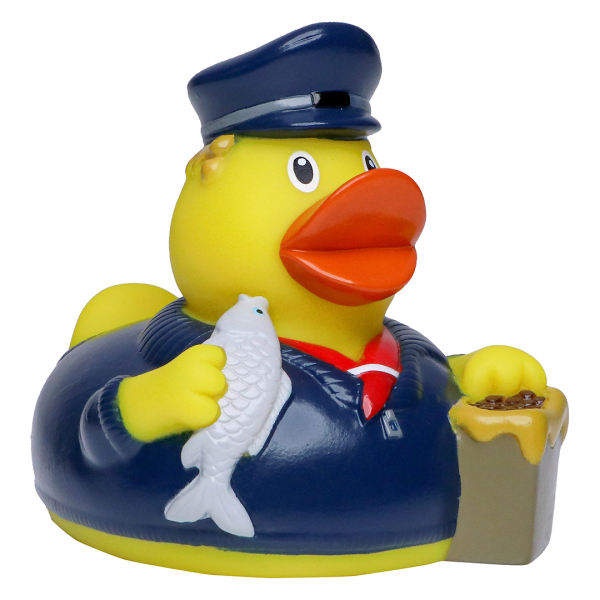 Squeaky duck CityDuck® Hamburg - multicoloured