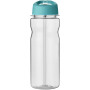 H2O Active® Base Tritan™ 650 ml sportfles met fliptuitdeksel - Transparant/Aqua blauw