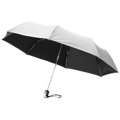 Alex 21,5 "hopfällbart automatisk paraply - Svart/Silver