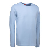 Interlock T-shirt | long-sleeved - Light blue, S