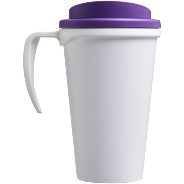 Americano® Grande 350 ml insulated mug - White/Purple