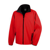 Printable Softshell Jacket - Red/Black - 4XL