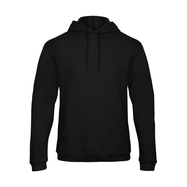 ID.203 50/50 Hooded Sweatshirt Unisex - Black - 2XL