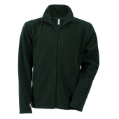 Men's microfleece zip jacket Forest Green XXL