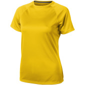 Niagara cool fit dames t-shirt met korte mouwen - Geel - XS