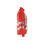 Dames Sweatshirt met rits High Vis