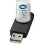 Rotate-doming USB 2GB - Zwart/Zilver