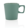Ceramic modern coffee mug, green