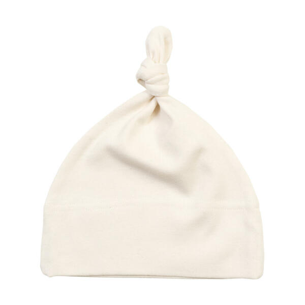 Baby 1 Knot Hat - Organic Natural - One Size