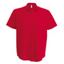 Ace - Heren overhemd korte mouwen Classic Red XS