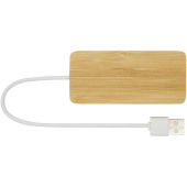 Tapas USB hub van bamboe - Naturel