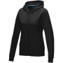 Ruby women’s GOTS organic recycled full zip hoodie - Solid black - XS