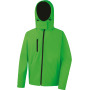Core Tx Performance Hooded Soft Shell Jacket Vivid Green / Black M