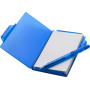 ABS notitieboekje met pen Lucian blauw