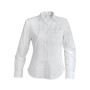 Dames Oxford blouse lange mouwen White XXL