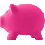 PVC piggy bank Roger pink