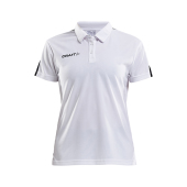 *Progress polo piqué wmn white/black xs