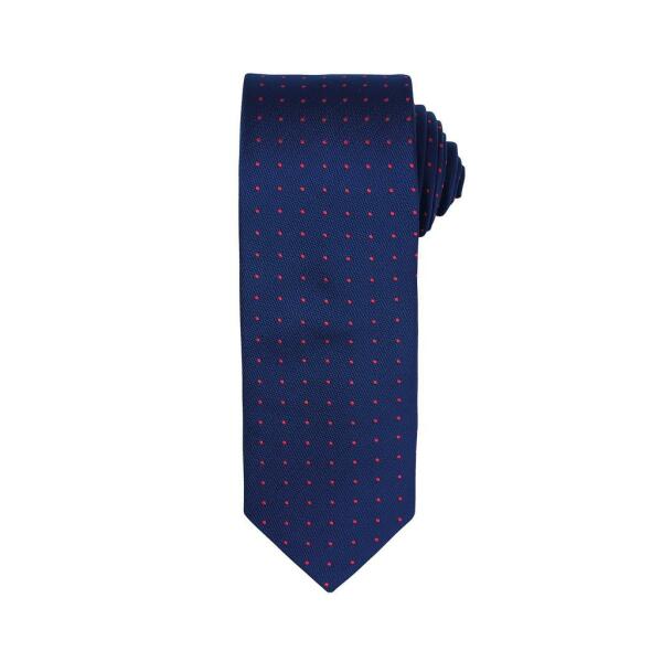 Micro Dot Tie, Navy/Red, ONE, Premier