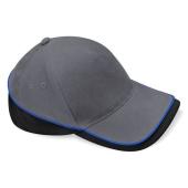Teamwear Competition Cap - Graphite Grey/Black/Bright Royal - One Size