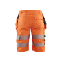 High Vis short met stretch en gereedschapszakken High Vis short met stretch en gereedschapszakken