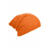 MB7955 Knitted Long Beanie - orange - one size