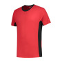 L&S T-shirt Workwear iTee SS red/bk XXL