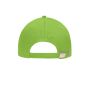 MB6526 5 Panel Sandwich Cap - lime-green/white - one size