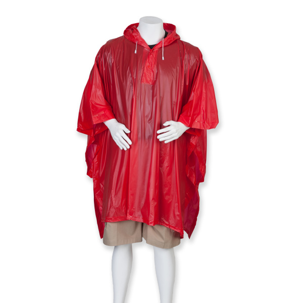 Poncho RED One Size