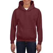 Gildan Sweater Hooded HeavyBlend for kids 7644 maroon S