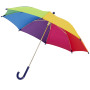 Nina 17" stormparaplu voor kinderen - Regenboogkleuren
