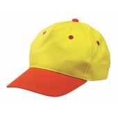 5 panel katoenen baseball cap CALIMERO - geel, oranje
