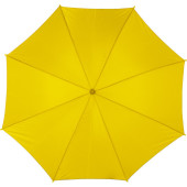 Polyester (190T) paraplu Kelly geel