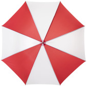 Karl 30" golfparaplu met houten handvat - Rood/Wit