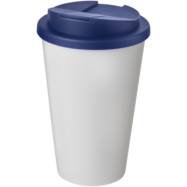 Americano® 350 ml tumbler with spill-proof lid - White/Blue