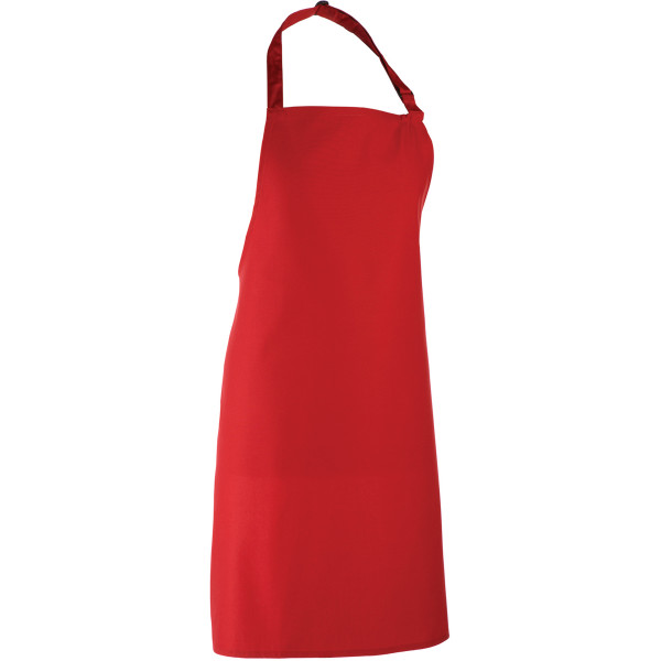 Colours Bib Apron Red One Size