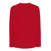 Kids Valueweight Long Sleeve T - Red - 116 (5-6)