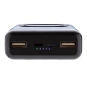 Ultimate 10.000 mAh powerbank met draadloze oplader, zwart