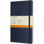 Moleskine Classic L softcover notitieboek - gelinieerd - Saffier blauw