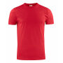 Printer heavy t-shirt RSX Red XS